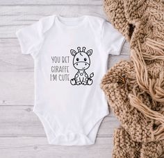 Cute Onesie With Graphic Print, Cute Graphic Print Onesie As A Gift, Cute Graphic Print Onesie As Gift, Cute Fitted Onesie With Funny Print, Cute Short Sleeve Bodysuit With Graphic Print, Playful Cotton Bodysuit As A Gift, Cute Fitted Bodysuit With Cartoon Print, Cute Fitted Printed Onesie, Playful Cotton Bodysuit With Graphic Print