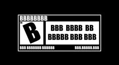 a black and white logo with the words bbb, bbb, bbb