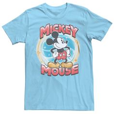 M-I-C-K-E-Y! You'll be the leader of the club wearing this men's Mickey Mouse tee. ©Disney M-I-C-K-E-Y! You'll be the leader of the club wearing this men's Mickey Mouse tee. ©Disney FEATURES Crewneck Short sleeveFABRIC & CARE Cotton Machine wash Imported Color: Light Blue. Gender: male. Age Group: adult. Mickey Mouse Classic, Michigan Wolverines, The Leader, Blue Gender, The Club, Disney Mickey Mouse, Ash Grey, Disney Mickey, Color Light