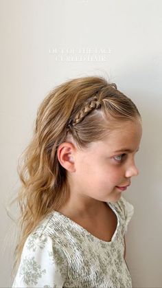 Cute Hairstyles For Seven Year Olds, Simple Flower Girl Hairstyles, Ballet Hairstyles Kids, Girls Recital Hair, Girls Hairstyles For Long Hair, Toddler Wedding Hair, How To Curl Toddler Hair, Aynsley Ovard, Girls Ballet Hair