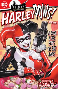 ArtStation - Harley Quinn - Asesino de cereales, David Nakayama Harley Batman, David Nakayama, Comic Poster, Dc Villains, Harley Quinn Cosplay, Variant Covers