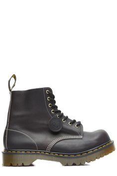 Composition: 100% Leather Medium Fit Leather Lace-up Boots, Medium Fit Lace-up Leather Boots, Dr Martens 1460 Pascal, Versace Shop, Sneaker Wedge, Personalized Accessories, Bridal Shoes, Manolo Blahnik, Lace Up Boots