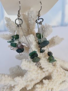 Beautiful drop earrings with genuine India agate Nickel Free Agate Dangle Earrings, Green Agate Dangle Earrings, Agate Dangle Earrings With Ear Wire, Agate Dangle Earrings With Natural Stones, Dangle Earrings With Natural Agate Stones, Agate Natural Stone Dangle Earrings, Natural Stone Agate Dangle Earrings, Silver Drop Earrings, Stone Jewelry