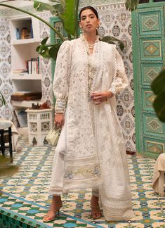 Farah Talib Aziz Ourika Ivory Summer Lawn Off-white Dabka Dupatta, Bohemian Cream Sets With Dupatta, Bohemian Cream Set With Dupatta, Festive Off White Sets With Printed Motifs, Festive Off-white Printed Sets, Festive Off-white Sets With Printed Motifs, Bohemian Cream Wedding Sets, Bohemian Beige Set With Dupatta, Beige Bohemian Set With Dupatta