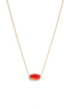 Kendra Scott Elisa Pendant Necklace | Nordstrom Orange Kendra Scott Necklace, Red Kendra Scott Necklace, Orange Kendra Scott, Elisa Pendant Necklace, Kendra Scott Elisa, Orange Necklace, Kendra Scott Necklace, Ruby Red, Kendra Scott