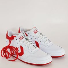 Converse Cons Fastbreak Pro Mid / High Top Leather & Nylon White / Enamel Red / White Men's Sneakers A10200c Nwt Brand: Converse Model: Cons Fastbreak Pro Mid Style Code: A10200c Color: White / Enamel Red / White Gender: Unisex, Listed As Men's Shoes. Size Guide: Us Men's 8 / Us Women's 9.5 / Uk 7 / Eur 41 / Cm 26 Us Men's 8.5 / Us Women's 10 / Uk 7.5 / Eur 42 / Cm 26.5 Us Men's 9 / Us Women's 10.5 / Uk 8 / Eur 42.5 / Cm 27 Us Men's 9.5 / Us Women's 11 / Uk 8.5 / Eur 43 / Cm 27.5 Us Men's 10 / U Converse Model, Converse Cons, Converse White, White Enamel, Shoe Game, Converse Shoes, Mens Shoes Sneakers, Men's Sneakers, Basketball Shoes