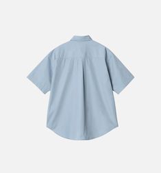 The Women's S/S Jaxon Shirt is constructed from lightweight cotton poplin in a loose fit. The item has also been garment-washed for a softer feel. Embroidered branding appears on the left chest. Summer Poplin Shirt With Relaxed Fit, Summer Poplin Shirt In Relaxed Fit, Summer Relaxed Fit Poplin Shirt, Relaxed Fit Poplin Button-up Top, Oversized Casual Poplin Shirt, Casual Oversized Poplin Shirt, Relaxed Fit Short Sleeve Poplin Shirt, Classic Short Sleeve Poplin Shirt, Casual Short Sleeve Poplin Shirt