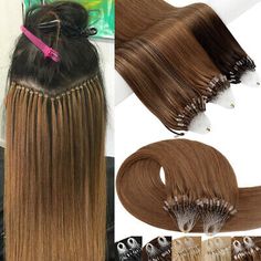 ad eBay - 200S Micro Ring Loop 100% Remy Human Hair Extensions Micro Beads Tip Pre Bonded - Buy Now, click the link (eBay) Microlink Hair Extensions, Micro Ring Hair Extensions, Bead Tips, Micro Beads, 100 Remy Human Hair, Remy Human Hair Extensions, Wigs Hair Extensions, Remy Human Hair, Human Hair Extensions