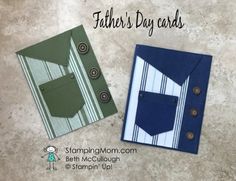 father's day cards made with paper and buttons