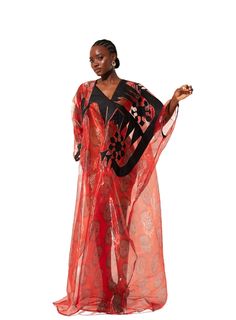 Organza Kaftan, Bubu Dresses, Organza Kimono, Boubou Dresses, African Kaftan Dress, Boubou Gown, Bubu Dress, African Kaftan, African Inspired Clothing