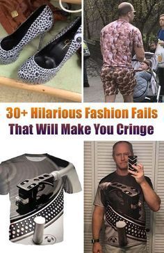 there are pictures of shoes and other items in this collage with the words 30 + fabulous fashion falls that will make you cringe