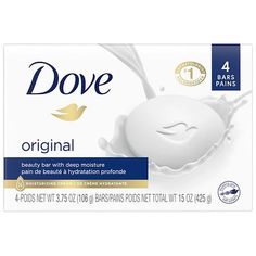 Dove Original Beauty Bar and gentle skin cleanser combines a gentle cleansing formula with our signature 1/4 moisturizing cream to hydrate and nourish skin, instead of leaving skin feeling dry and tight like an ordinary bar soap might. Dove mild cleansers help skin retain its natural moisture, which helps replenish skin-natural nutrients that can be lost during the cleansing process. Include this Beauty Bar in your bath and skin care routine as a facial cleanser or as a gentle skin cleanser for Pamper Skin, Mild Cleanser, Body Bars