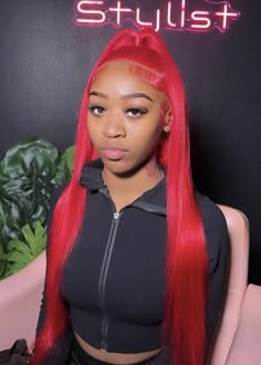 Red Lace Front Wigs Half Up Half Down, Red Wig Half Up Half Down, Red Half Up Half Down Wig, Half Up Half Down Hair Red, Red Half Up Half Down Hair Black Women, Red Wig Install Black Women, Half Up Half Down Red Hair, Ponytail Hairstyles Middle Part, Wig Hairstyles Red