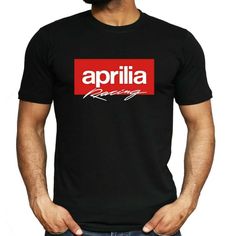 Aprilia Racing T Shirt Motorbike Motorcycle Fashion Biker Gift Mens Unisex Top Easy 30 day return policy Motorcycle Fashion, Biker Gifts, Anime Tees, Biker T Shirts, Motorcycle Style, Long Sleeve Hoodie, Mens Tank Tops, Hoodies Womens, Tee Shirt