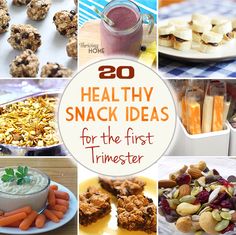 healthy snack ideas for the first trimester