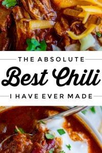 the absolute best chili i have ever made, and it's so easy to make