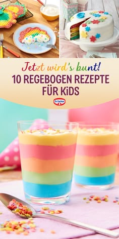 Schnelle Kuchen für den Kindergeburtstag: Eine Torte oder ein Kuchen gehören zum Kindergeburtstag fest dazu. Regenbogenfarben, ausgefallenen Formen und niedlichen Details machen beim Backen einfach Spaß. Torten, Kuchen, Cakepops oder Muffins – hier findet bestimmt jeder den passenden Kuchen für das Geburtstagskind! Dr. Oetker Rezepte, Regenbogen Rezepte, Kuchen Regenbogen Rezepte, Dr. Oetker Rezepte Regenbogen, Regenbogenkuchen, Regenbogen Waffeln Rezept, Regenbogen Dessert Rainbow Cake, Cooking And Baking, Food Inspiration, Party Food, Kids Party, Kids Birthday, Raspberry, Muffins