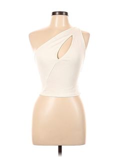 WeWoreWhat Tank Top Size: Large Ivory Tops - used. 94% RAYON, 6% SPANDEX, One Shoulder, | WeWoreWhat Tank Top Ivory One Shoulder Tops - Used - Size Large Ivory Tops, Shoulder Tops, One Shoulder Tops, Shoulder Top, One Shoulder, Women Handbags, Tank Top, Womens Tops, Spandex