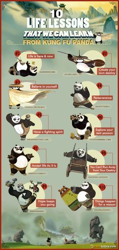 an image of pandas in different stages of their life cycle, with the caption's description below