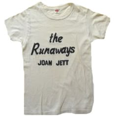 Joan Jett Shirt, The Runaways Shirt, Iconic Tees, Thrift Style, The Runaways, Sweet Tee, Joan Jett, I'm With The Band, 로고 디자인