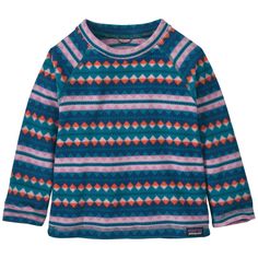 evo.com | Patagonia Fleece > As warm and cuddly as sleeping with your pet dog, but without the cleanup and feeding ritual - the Patagonia Micro D Crew is baby's best friend throughout the chilly months, and mom and dad will rest easier because of it. Regular Fit Fair Trade Certified™ Sewn Flat-seam Construction Raglan Sleeves 100% Recycled Microdenier Polyester Fleece | Kid's Patagonia Micro D Crew Infants' 2024 - 3M-6M Diamond Stripe/Marble Pink | Polyester Marble Pink, Patagonia Kids, Flat Seam, Patagonia Fleece, Pink Marble, Pet Dog, Infants, Raglan Sleeve, Fair Trade