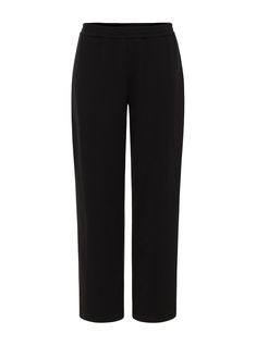 Introducing our latest loungewear collection, casual high-waist pants with an elastic band. Featuring front pockets and a straight-leg design. Crafted from a luxurious blend of fabrics, it offers a sophisticated matte finish on the outside and a sumptuously soft interior. Available as separates, (discover the matching top) it's perfect for lounging at home or running errands in style. Join us as we venture into the loungewear market, offering versatility and sophistication for the modern wardrob Chic Wide Leg Loungewear Pants With Pull-on Style, Chic Pull-on Style Wide Leg Pants For Loungewear, Chic Loungewear Sweatpants With Loosely Fitted Hips, Chic Relaxed Fit Sweatpants With Straight Hem, Elastic Waistband Straight Leg Sweatpants For Workwear, Elegant High-waisted Dress Pants With Side Pockets, Modern Trousers For Loungewear, Elegant Wide Leg Sweatpants, Chic Straight Hem Pants