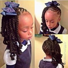 ***Try Hair Trigger Growth Elixir*** ========================= {Grow Lust Worthy Hair FASTER Naturally with Hair Trigger} ========================= Go To: www.HairTriggerr.com ========================= Her 2 Strand Twists Are Too Adorable!!! Childrens Hairstyles, Diy Updo, Hairstyles For Black Kids