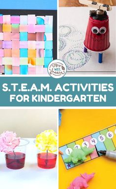 st steam activities for kids to do with paper and crafting materials that are fun