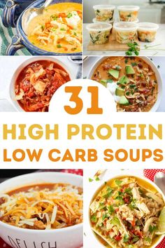 31 high protein low carb soups