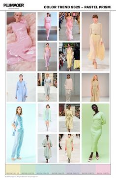 Color Trend Forecast - Spring / Summer 2025 – Plumager, Inc. Trending Spring 2024, Spring Summer 24/25, Spring Summer Fashion Trends 2024, Spring Summer 2025 Trend Forecast, Summer 25 Fashion Trends, Trend Color 2024 Fashion, Fashion Trend 2024 2025 Women, Colors Trend 2024, 2025 Colour Trend