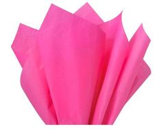 pink tissue paper folded on top of each other