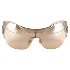 Mint Emporio Armani wrap around mask frame. This Item Show Minor Sign Of Wear Due To Storage Made In Italy Front 20 Cms Lens Height 5. 5Cms Lens Width 20 Cms Temples 10.5 Cms Mui Mui Sunglasses, Kenzo Sunglasses, Outfit Generator, 90s Y2k Fashion, Clear Sunglasses, Stylish Glasses, Women's Jewelry And Accessories, Glasses Fashion, Y2k Fashion