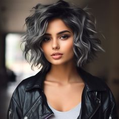 Steel Gray Hair, Bob Pixie Haircut, Short Bob Pixie, Mama Hair, Bob Pixie, Chic Hair, Hair Bob