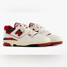 Size: 6.5 In Men, 8 In Women Used, In Perfect Condition Only Used Twice Unisex Feel Free To Ask Any Questions!! New Balance 550 Red, 550 Aime Leon Dore, Shoes New Balance, Aime Leon Dore, New Balance Shoes, Shopping List, Red Color, New Balance, Red And White