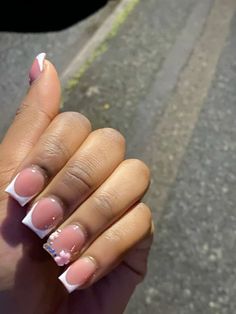 #nails #shortnailsdesign #frenchtipnails Very Short Nails, Acrylic Nails Toes, Short Nails For Black Women, Nail Inspo Short, Girl Hygiene, Nails For Black Women, Kids Nails, Overlay Nails, Gel X Nails