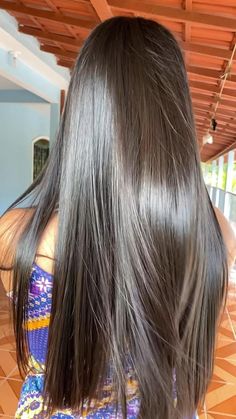 Long Shiny Hair, Long Silky Hair, Beautiful Long Hair, Dark Brown Hair, Silky Hair, Shiny Hair, Aesthetic Hair, Gorgeous Hair, Perfect Hair