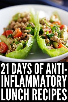 21 Day Anti Inflammatory Diet for Beginners | Looking for an anti-inflammatory meal plan to help boost your immune system and keep your autoimmune disease under control while also helping you to lose weight? We’ve put together a 21-day meal plan for beginners, complete with breakfast, lunch, dinner, and snack recipes you’ll love. #weightloss #cleaneating #antiinflammatory #antiinflammatorydiet #antiinflammatoryrecipes Detox Diets, 21 Day Meal Plan, Meal Plan For Beginners, Inflammatory Diet, Diet For Beginners, Boost Your Immune System, Elimination Diet