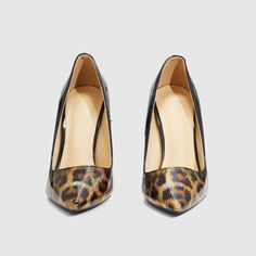 This versatile and classic pointy-toe pump is an elegant and comfy staple for any shoe collection. Color: Leopard Print/Crocodiles Upper Material: PU Sole Material: Non-slip Rubber Sole Heel Height: 4.33 Leopard Print Heels With 4-inch Pointed Toe, Leopard Print Heels With Pointed Toe And 4-inch Heel, Chic Leopard Print Heels With Pointed Toe, Leopard Print Pointed Toe Heels For Work, Leopard Print Heels With Pointed Toe For Workwear, Chic Leopard Print Heels For Work, Eatonton Georgia, Women's Dress Shoes, Dress Shoes For Women