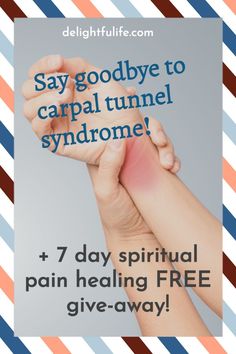 Ready to say goodbye to your carpal tunnel? Look no further with this complete guide. Learn super easy stretches and exercises, plus self massage for carpal tunnel pain! Explore spiritual causes that may be the true culprit of your wrist pain. In addition to these remedies, you have also been gifted with my FREE 7 day pain healing meditation series. Grab yours and feel better today! Heart Healthy Exercise, Chronic Lower Back Pain, Knee Pain Exercises