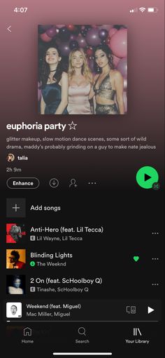 Songs That Give Euphoria Vibes, Euphoria Themed Invitation, Euphoria Aesthetic Party Invitations, Euphoria Party Activities, Euphoria Party Ideas Decoration, Euphoria Photobooth, Euphoria Sweet 16 Party, Euphoria Party Scene, Sweet 16 Euphoria Theme