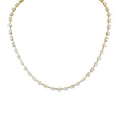 Indulge in pure luxury with our Fancy Shape Diamonds in 18k Yellow Gold Necklace. This necklace showcases an array of mixed shape diamonds, meticulously set to radiate brilliance and elegance. The diversity of shapes adds a touch of modern sophistication to this classic design. Opulent Diamond Necklace With 17 Jewels, Opulent Diamond Necklace For Formal Occasions, Opulent Diamond Necklace For Formal Events, Luxury Marquise Diamond White Necklace, Luxury Marquise Cubic Zirconia Necklace, Marquise Diamond Necklace With 17 Jewels, Luxury Marquise Cubic Zirconia Necklaces, Luxury Marquise Diamond Cut Necklace, Opulent Diamond Necklace As Gift