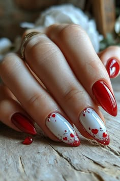 Valentine Nails 2024 Square Acrylic Nails New Years, Acrylic Nails New Years, Crveni Nokti, Disney Iphone Wallpapers, Nail Ideas For Valentines Day, Red Valentine Nails, Red Valentines Nails, Nail Birthday