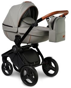 a baby stroller with an infant seat on it