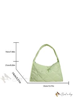 Bird in Bag - Minimalist Solid Color Womens Shoulder Bag Spring Solid Color Hobo Bag For Daily Use, Spring Daily Use Hobo Bag, Casual Square Baguette Bag For Errands, Trendy Solid Rectangular Hobo Bag, Casual Square Solid Color Shoulder Bag, Solid Casual Rectangular Baguette Bag, Casual Solid Color Rectangular Baguette Bag, Casual Solid Rectangular Baguette Bag, Bag Minimalist