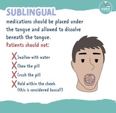 a poster with instructions on how to use sublingal for oral care and dental hygiene