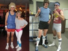 three different pictures of people in costumes and one has a man's headband