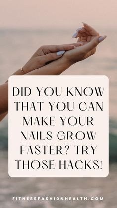 OMG! Those hacks helped me to grow my nails faster! Like, they made a growth spur in no time! Grow Nails Faster And Stronger