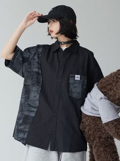 ❤︎Boyish Asymmetrical Design Loose Shirt❤︎









Unit(CM)
Length
chest circumference


M
73
112


L
75
116


XL
77
120


2XL
79
124 Black Cotton Patchwork Blouse, Black Cotton Blouse With Patchwork, Oversized Black Cotton Blouse, Oversized Black Patchwork Tops, Casual Black Patchwork Shirt, Casual Black Shirt With Patchwork, Black Cotton Blouse For Layering, Casual Black Blouse For Layering, Black Relaxed Fit Shirt In Grunge Style