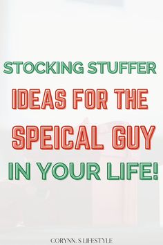 Stocking stuffer ideas for the special guy in your life! Men Christmas Gifts, The Guys, Christmas Stocking Stuffers, Christmas Stocking