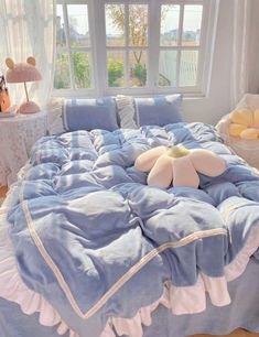 Aesthetic & Cute Kawaii Things To Buy Redecorate Bedroom, Pretty Room, Dreamy Room, Blue Rooms, Dream Room Inspiration